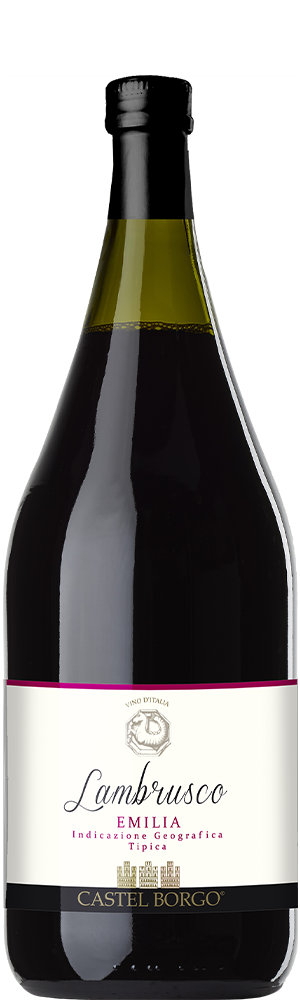 Castel Borgo Lambrusco Dell' Emilia IGT Rosso Amabile Magnum