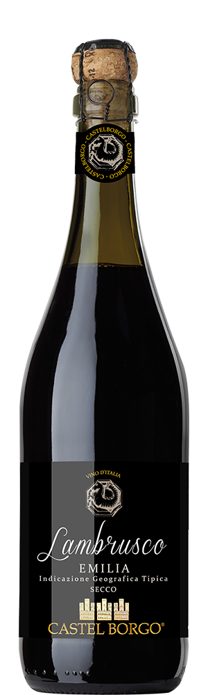 Castel Borgo Lambrusco Dell'Emilia IGT Rosso Secco